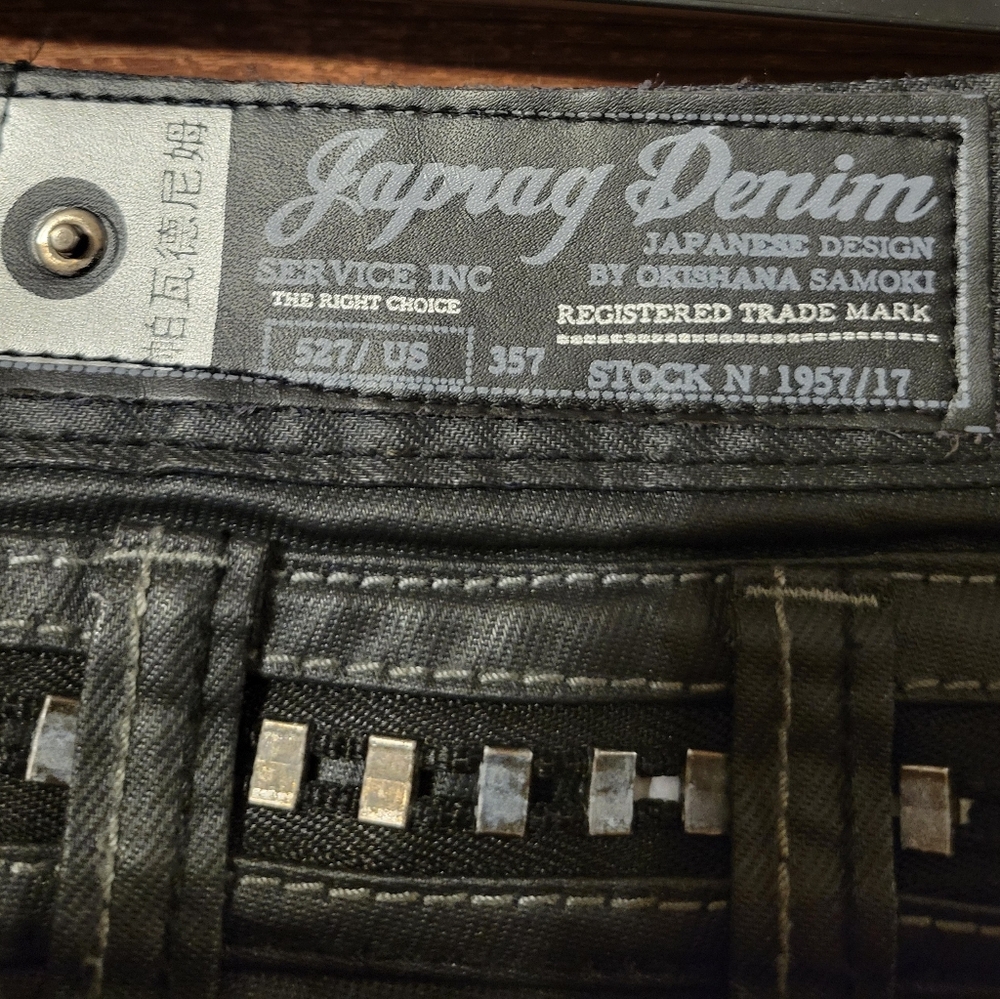 Vintage Japrag Mens Wax Drip Jeans OKISHANA SAMOKI